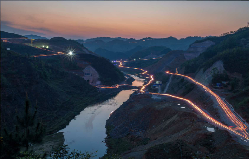 2018年3月29日黃家灣水利樞紐工程夜景，攝影 楊良強 (1)_好圖看看.jpg